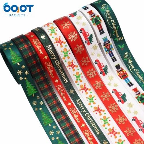 10 Yard Ribbon Christmas Set Tie Ribbon Carnival Ribbon Gift Box Packaging Ribbon Festive Scene Decoration Ribbon