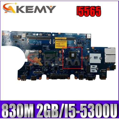 Akemy 830M 2GB For Dell Latitude E5550 Laptop Motherboard ZAM81 LA-A913P CN-0D1D9C D1D9C T76D5 Mainboard 100% tested