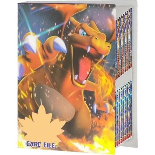 240pcs Pokemon Card Charizard Album Book TAKARA TOMY Playing Game Card EX GX V Vmax Collectors Binder Folder Loaded List Holder