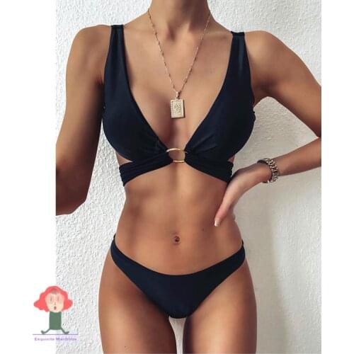 Push Up Bikini 2021Sexy Bikini Set WomenSwimwearBathing Suit Swimsuit FemaleSwimmingSuit Bandage SwimsuitThongКупальник Новинка