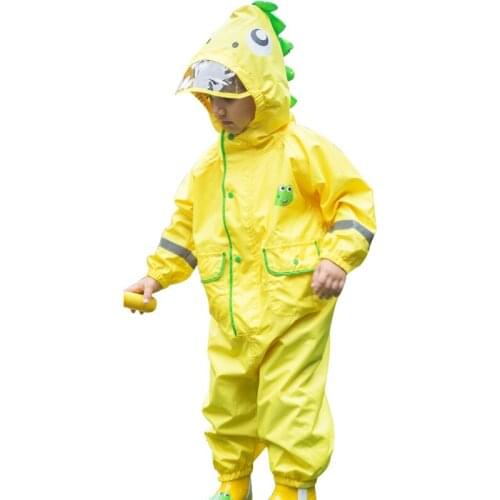 Children Cartoon Raincoat Kids Jumpsuit Rainwear Raincover for Children Baby Boy Girl Waterproof Poncho Star Rain Coat Girls 5XX