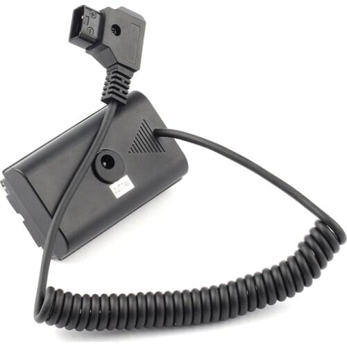 Power Adapter Cable for D-Tap Connector to NP-F Dummy Battery for Sony NP F550 F570 NP F970