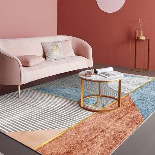 Nordic Light Luxury Carpet Modern Living Room Home Soft Thick Lamb Velvet Rug Bedroom Carpet Hallway Non Slip Mats Doormats