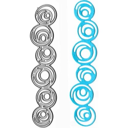 Metal Cutting Dies Border Background Cut Die Mold Troqueles Scrapbooking DIY Paper Craft Knife Mould Stamps And Slimline Dies
