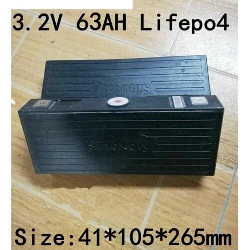 Lifepo4 3.2V 63AH Battery Electric Car Inverter Energy Storage Lithium Battery for DIY RV Battery Pack Mobile Power Station Base