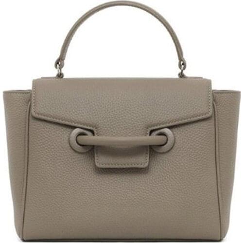 Vasic Ever Small Crossbody Bag Litchi Pattern Genuine Leather Cowhide Messenger Commuter Solid Color Lady Bags