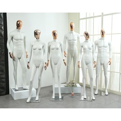 Fashion Style Full body Mannequin Female N Male Fiberglass Mannequin Professional Factory Direct Sell