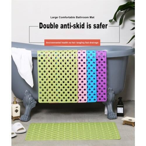 37*72cm New Style Bathroom Non-Slip Mat, Large Bathroom Bath Mat, Shower Room Mat, Bathtub Foot Mat, Bathroom Waterproof Mat