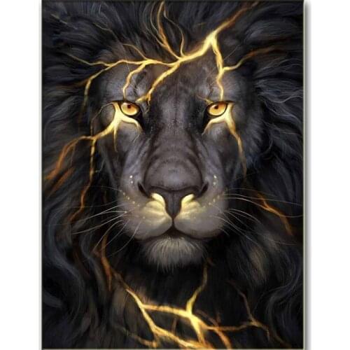 Full Dill Square Wolf Diamond Painting Picture Of Rhinestone 5D DIY Diamond Embroidery Mosaic Animal Home Decor Gift