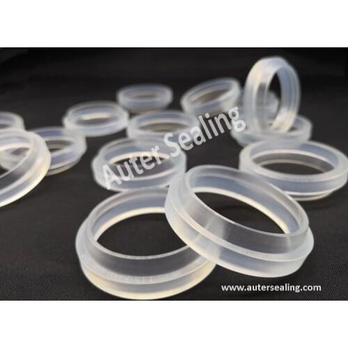 Dust ring J Type ID=63 mm - 90 mm Wiper seal Hydraulic cylinder components single lip rubber PU Transparent Scraper gasket
