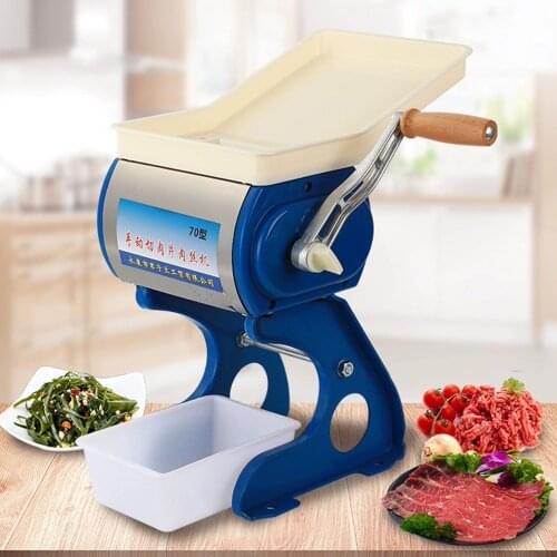 Manual Meat Slicer Cutter Household Pig Meat Grinder Stainless Steel Meat Slicer Shredder Knife Meatloaf Mincer