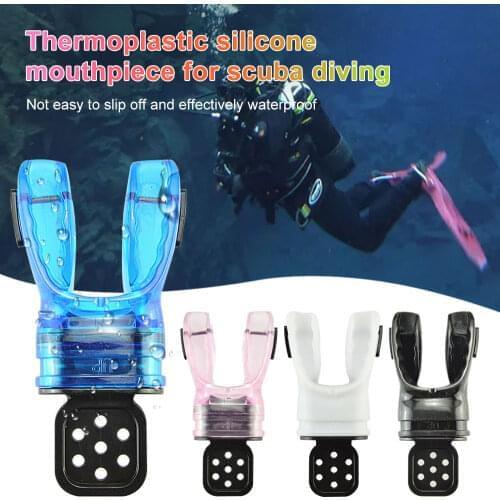 Scuba DivingThermoplastic Silicone Mouthpiec Moldable Snorkel Bite Diving Regulator Diver Snorkeling Accessories