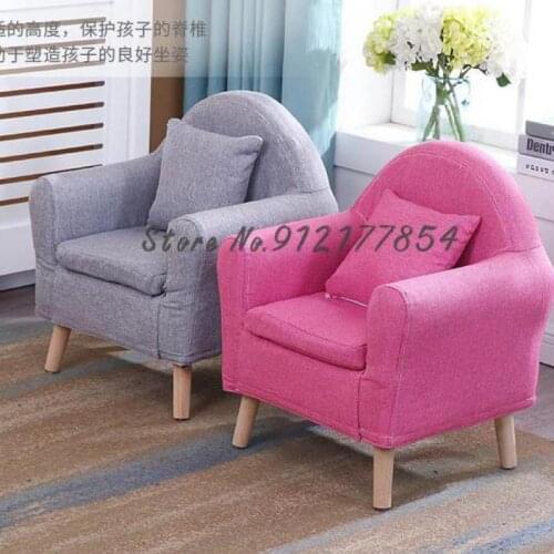 Nordic childrens sofa chair fabric cartoon stool cute baby seat creative childrens day removable and washable stool for boys an