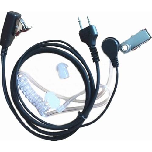FBI Style Covert Acoustic Air Tube Earpiece Headset Microphone Mic For Midland Radio GXT255 GXT250 GXT400 GXT444 GXT450