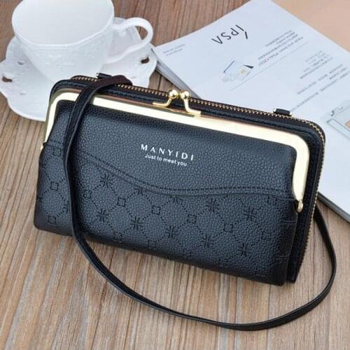 2021 Fashion Solid Shoulder Bag Small Handbag Phone Purses Designer Crossbody Bags For Women Soft Pu Leather Messenger Bags