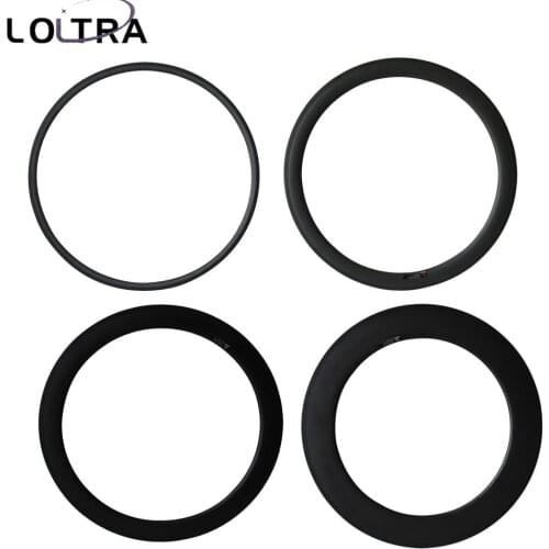 Carbon Rim 1 Piece 700C Road Bike Rim 38/50/60/88mm Depth Clincher/Tubular/Tubeless 20.5/23/25/27.5mm Width Bicycle Rim