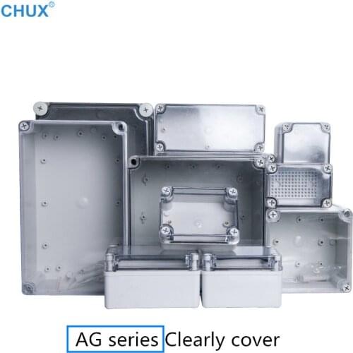 AG Series Waterproof Junction Box Transparent cover High-end Quality Enclosure Case DIY Electrical Outdoor Distribution box