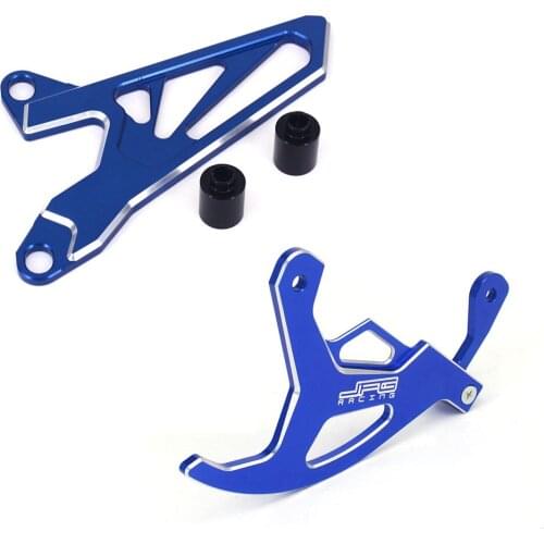 Motorcycle CNC Sprocket Cover Rear Disc Guard For YAMAHA YZ125 YZ250 06-17 YZ250F YZ450F 06-13 YZ250X 16-17 WR250F WR450F 06-14