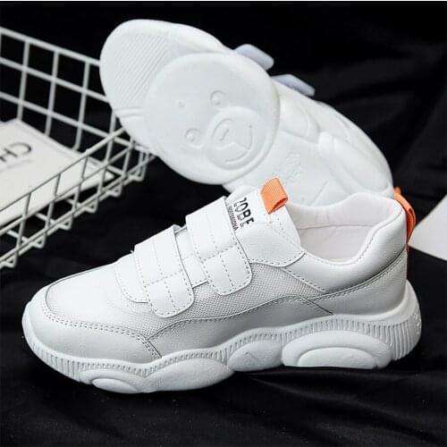 WTAB 2019 Women Breathable Sneakers Platform Summer Woman Casual Footwear Female White Sneaker Hook&Loop Shoes trainers femme