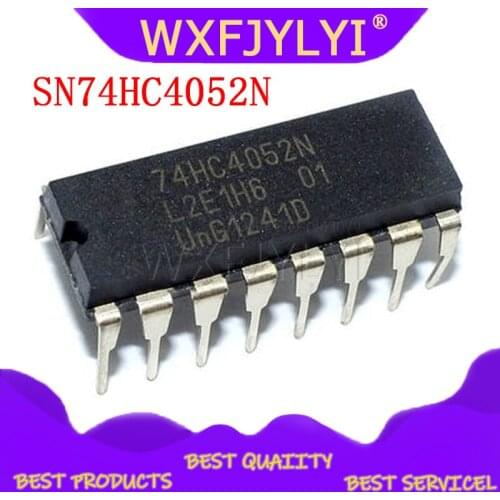 10PCS SN74HC4052N 74HC4052N 74HC4052 DIP16 Dual 4 Select 1 Analog Switch