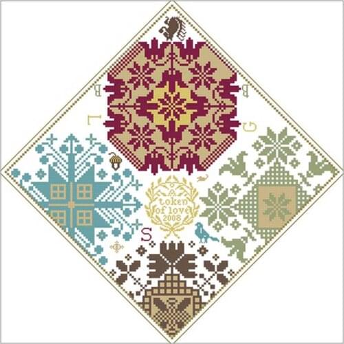 11/14/16/18/22/25/28ct Scissors bag patterns Counted Cross Stitch Stitch Kits Embroidery Needlework Sets home decor