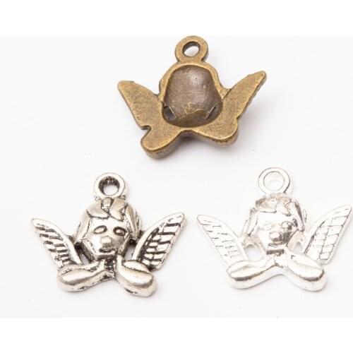 24pcs vintage angel charms fit for Pendant European Style DIY jewelry findings 5885