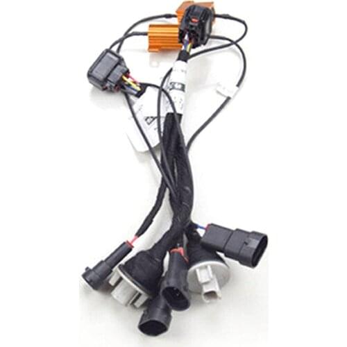 Car Headlight adapter Wire Harness Halogen to LED For Honda Civic 10th 2016-2020