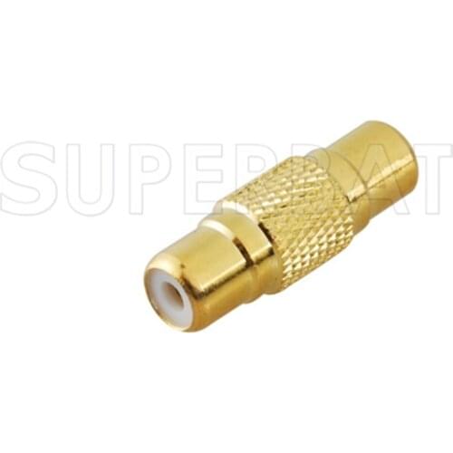 Superbat RCA Adapter RCA Jack to Female Straight Adapter Connector