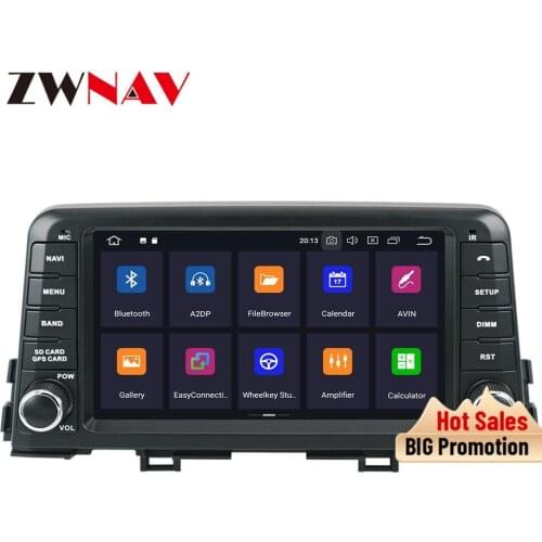 DSP 4+64 Android 9.0 car radio tape recorder for KIA morning 2016 2017 GPS Navi Car Auto Radio audio multimedia stereo Video Map