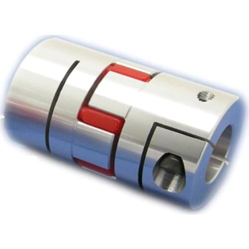 CNC Flexible Plum Coupling Shaft Coupler Stepper Motor Encoder Connector D20 L34 Jaw Clamp Aluminum Alloy