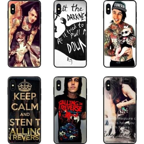 For Huawei P40 P30 P20 P10 P9 P8 Lite Plus Pro 2017 P Smart 2019 Black Soft TPU Cell Phone Cover Case Falling In Reverse For