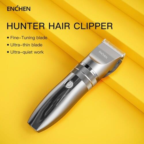 Youpin ENCHEN USB Electric Hair Clippers Trimmers For Men Hair Cut Rechargeable Electric Shaver Beard Barber for kids