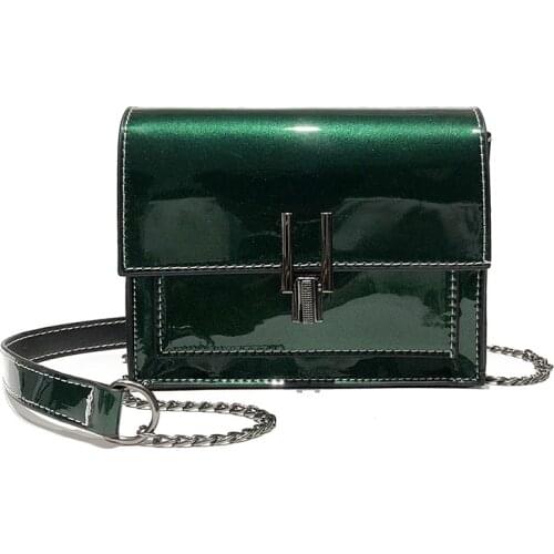 JIN QIAO ER Women's Patent Clutches