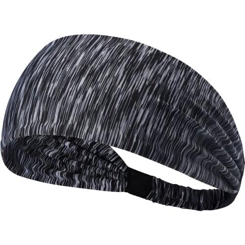 Moisture Wicking Sports Headband Sweatband Men Stretchy Women Yoga Fashion Hairband Head Wrap For Man Woman