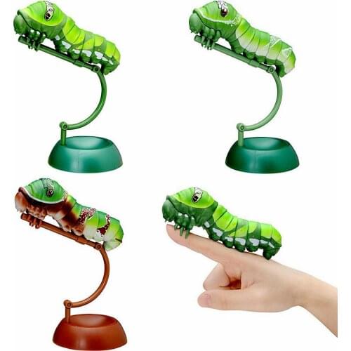 Bandai Genuine Gashapon Toys Simulation Giant Insect Swallowtail Larva Caterpillar Joints Movable Assembled Ornament Toys