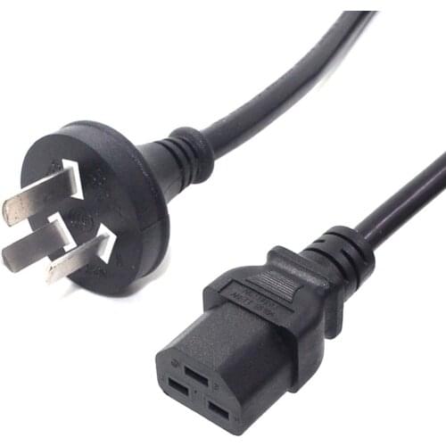 AU 3 Prong Plug To IEC 320 C21 Extension Cord 16A UPS PDU Singapore Australia Power Cable Adapter AC Lead Cord 3m 9.8ft