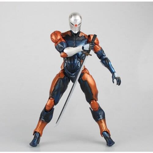 PLAY ARTS Metal Gear Gray Fox B ver. Character Action Figure Model Toys 25cm