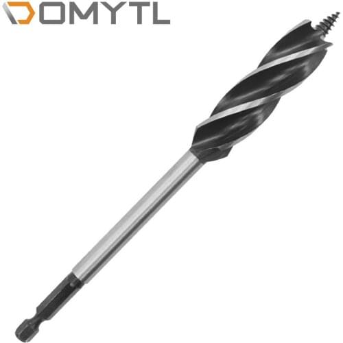 Three-point Woodworking Drill Bit Perforating Support Drill Electric Drill Rotary Head Wood Plank Hole Special 10-18mm