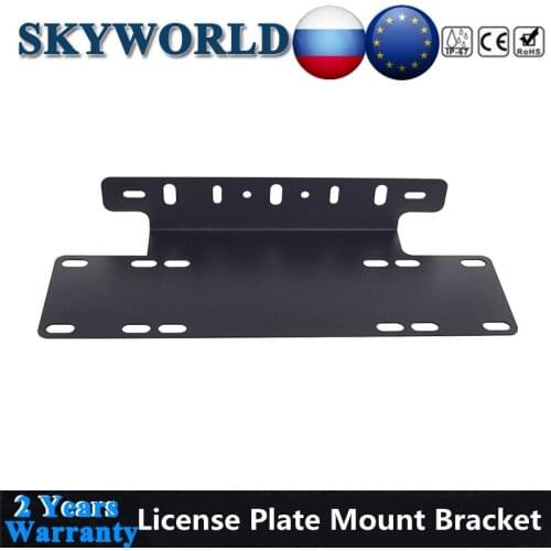 Universal Front Bumper License Plate Mount Bracket Number Plate Holder For LED Light Bar Offroad Driving LED Lights Mounting 4x4
