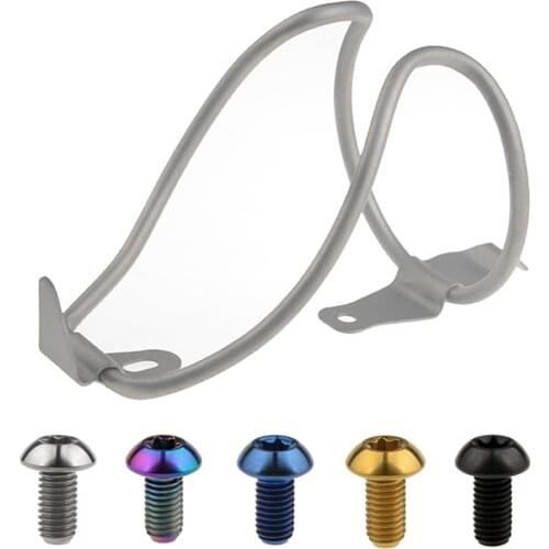Xingxi Titanium Set 2pcs M5x10 12mm Torx Half-round Head Bolts With 1pc Water Bottle Holder Cage Cycling Equipment Free Shipping