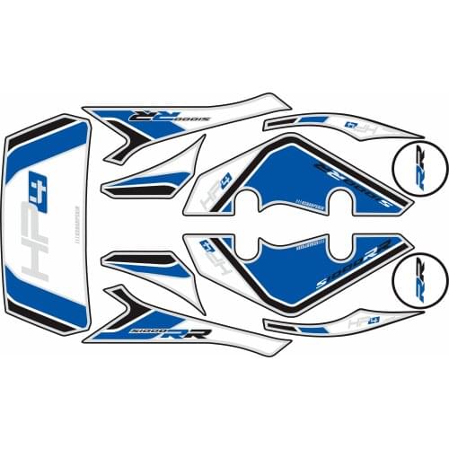 Rear Fairing Number Board KSHARPSKIN 3D Gel Protector for BMW 2012-2014 2013 S1000RR S1000 RR HP4