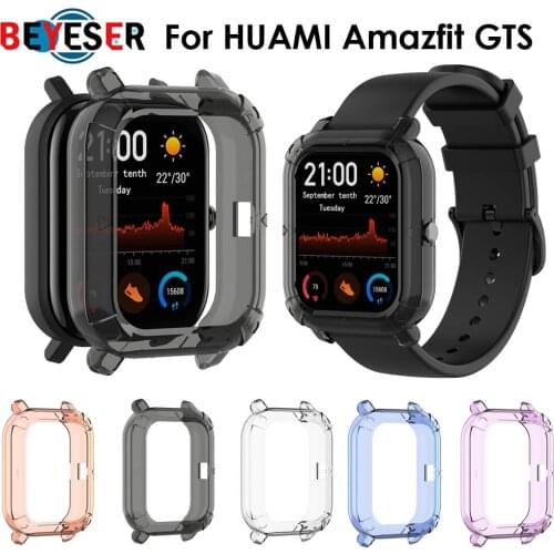 Protective Case Cover for Xiaomi Huami Amazfit GTS Smart watch Replacement TPU covers Protection cases wristband Accessories