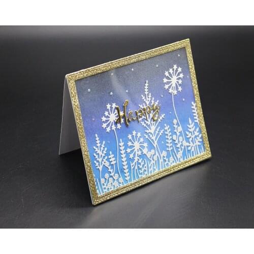 ZhuoAng Winter has arrived design cutting mold making DIY clip art book decoration embossing mold