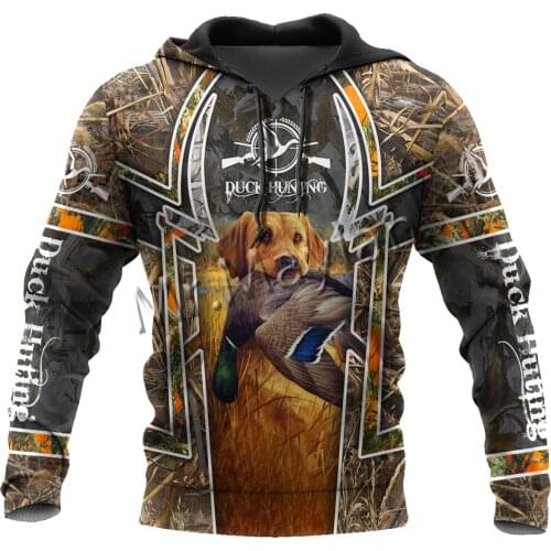 3D Print Animal Mallar Duck Hunting Dog Fashion Men Women Tracksuit Casual Colorful Hoodie / Zipper / Sweatshirt / Jacket / S-37