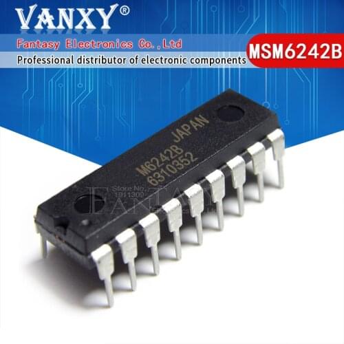 5pcs MSM6242B DIP18 M6242 DIP M6242B DIP-18