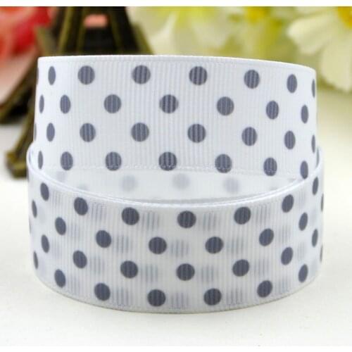 22mm 25mm 38mm 75mm Ruban satin Dots Character printed Grosgrain Ribbon Hair Accessories party decoration X-01453 10 Yards
