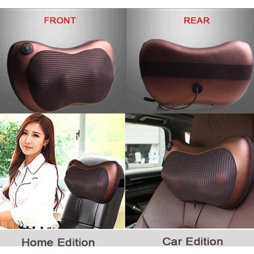 Atreus Car Styling 1pcs Protect Neck4/8 balls Massage Pillows For Mercedes W211 W203 W204 W210 W205 W212 W220 AMG Mazda 3 6 2 CX