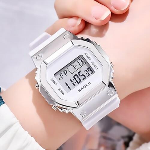 LED Digital Watch Men Women Classic Square Dial Ladies G Wristwatch Shock Sports Alarm Waterproof Relogio Feminino Digital Clock
