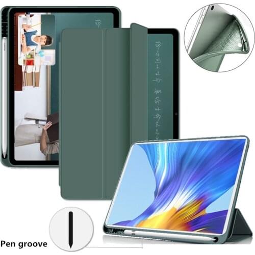 Case For tablet Huawei matepad Case 10.4 Pencil Holder Silicone Original For Huawei Matepad Pro 10.8 /honor V6 Tablet case Cover