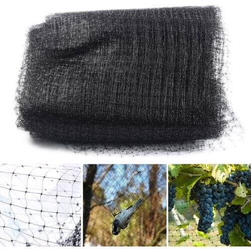 Black Anti Bird Netting Extra Strong Mesh Protection Crops Fruit Tree Vegetables Flower Mesh Protect Pest Control Netting